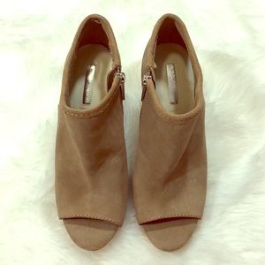 BCBG Stylish Tan Ankle Booties